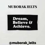 MUBORAK IELTS - Real Telegram