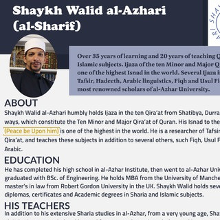 Walid Ali al-Azhari - Real Telegram